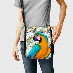 Сумка на плечо Летний попугай, цвет: 3D-принт — фото 2