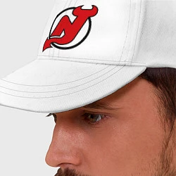 Бейсболка New Jersey Devils, цвет: белый — фото 2