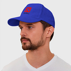 Бейсболка Dota 2: Logo, цвет: синий — фото 2