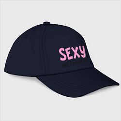 Бейсболка Sexy and i know it, цвет: тёмно-синий