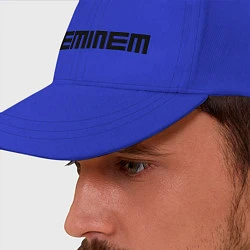 Бейсболка Eminem: minimalism, цвет: синий — фото 2