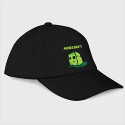 Бейсболка Minecraft Creeper, цвет: черный
