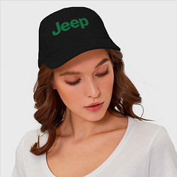 Бейсболка Logo Jeep, цвет: черный — фото 2