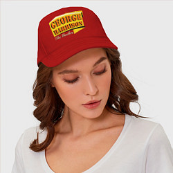 Бейсболка George Harrison: The Beatles, цвет: красный — фото 2