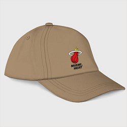 Бейсболка Miami Heat-logo, цвет: миндальный