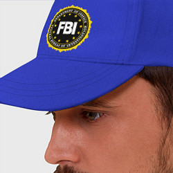 Бейсболка FBI Departament, цвет: синий — фото 2