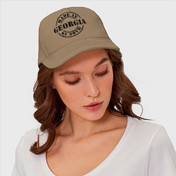 Бейсболка Made in Georgia (сделано в Грузии), цвет: миндальный — фото 2
