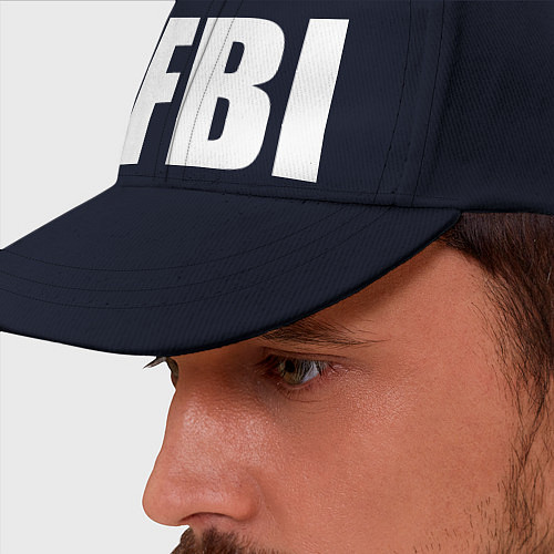 Бейсболка FBI / Тёмно-синий – фото 2