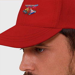 Бейсболка Mariokart 8 Deluxe гонка, цвет: красный — фото 2