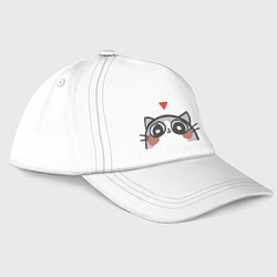 Бейсболка Котя влюбился, цвет: белый