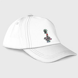 Бейсболка Кальмар - Сквидварт, цвет: белый
