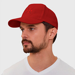 Бейсболка СТРЕЛЫ ЛЮБВИ ARROWS OF LOVE, цвет: красный — фото 2