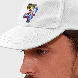 Бейсболка Super Mario 3D World Boomerang, цвет: белый — фото 2