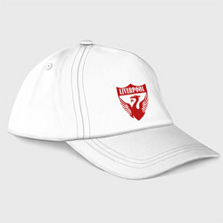 Бейсболка Ливерпуль Англия, цвет: белый