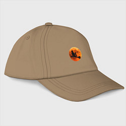 Бейсболка Halloween Cat, цвет: миндальный