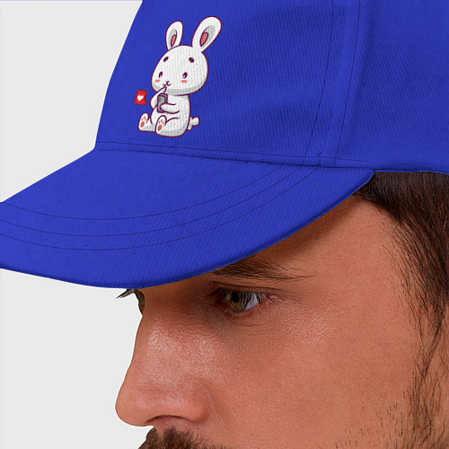 Бейсболка Rabbit like / Синий – фото 2