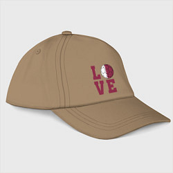 Бейсболка Love Qatar, цвет: миндальный