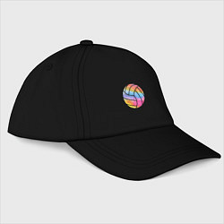 Бейсболка Ball color, цвет: черный