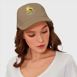 Бейсболка Hip hop microphone, цвет: миндальный — фото 2