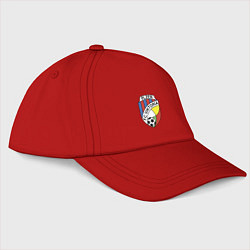 Бейсболка Viktoria fc sport, цвет: красный