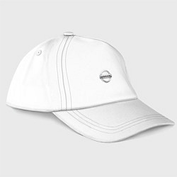 Бейсболка Nissan logo, цвет: белый