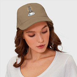 Бейсболка Skeletor coffee, цвет: миндальный — фото 2