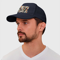 Бейсболка Отголоски конструктивизма, цвет: тёмно-синий — фото 2