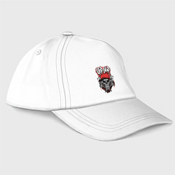 Бейсболка Hip-hop killer, цвет: белый
