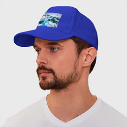 Бейсболка Арктический лед, цвет: синий — фото 2