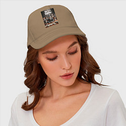 Бейсболка Dog Corleone and his mafia, цвет: миндальный — фото 2