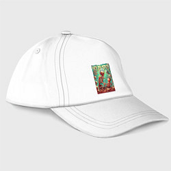 Бейсболка Rick and Morty in the hell, цвет: белый