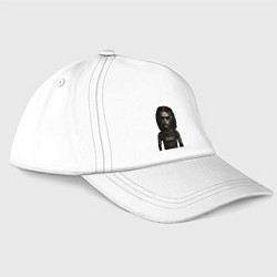Бейсболка Bones horror, цвет: белый