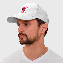 Бейсболка Страж с кругом на лбу - Игры в кальмара, цвет: белый — фото 2
