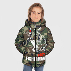 Куртка зимняя для мальчика Best fisherman, цвет: 3D-светло-серый — фото 2