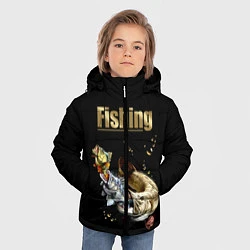 Куртка зимняя для мальчика Gold Fishing, цвет: 3D-красный — фото 2