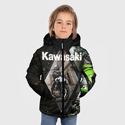 Куртка зимняя для мальчика Kawasaky, цвет: 3D-красный — фото 2