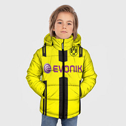 Куртка зимняя для мальчика BVB FC: Evonik, цвет: 3D-черный — фото 2