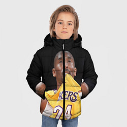 Куртка зимняя для мальчика Kobe Bryant, цвет: 3D-светло-серый — фото 2