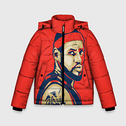 Куртка зимняя для мальчика LeBron James, цвет: 3D-красный