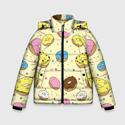 Зимняя куртка для мальчика Сладкие пончики