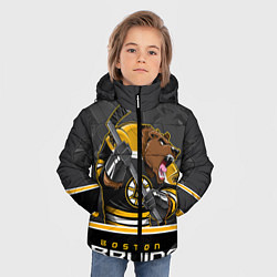 Куртка зимняя для мальчика Boston Bruins, цвет: 3D-красный — фото 2