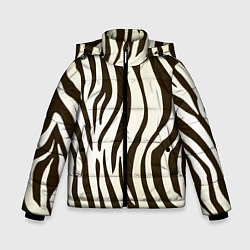 Зимняя куртка для мальчика Шкура зебры