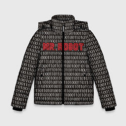 Зимняя куртка для мальчика Mr. Robot: Binary code