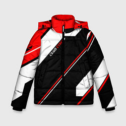 Куртка зимняя для мальчика CS:GO Cyrex Style, цвет: 3D-светло-серый