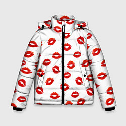 Зимняя куртка для мальчика Поцелуйчики