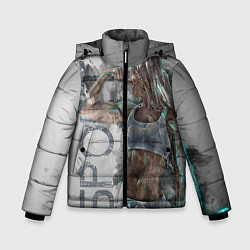 Куртка зимняя для мальчика Фитоняшка, цвет: 3D-светло-серый