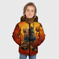 Куртка зимняя для мальчика Шадоу Шаман, цвет: 3D-красный — фото 2