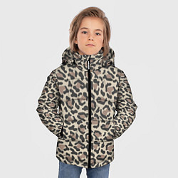 Куртка зимняя для мальчика Шкура леопарда, цвет: 3D-черный — фото 2