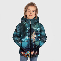 Куртка зимняя для мальчика Мастера меча онлайн, цвет: 3D-красный — фото 2
