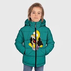 Куртка зимняя для мальчика Alien-Homer, цвет: 3D-черный — фото 2